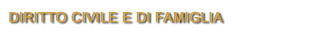 diritto civile famiglia